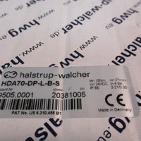 Halstrup-Walcher HDA70-DP-L-B-S 9505.0001 Hyperdrive HDA Positioning Drive w/42W