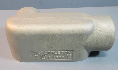Appleton LR67 Side L Ported 2" Conduit Body FM7 NWOB