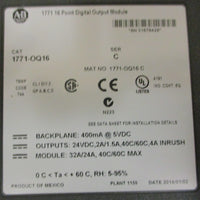 Allen Bradley 1771-OQ16 Ser C 16 Point Digital Output Module 24 VDC Output