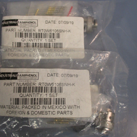 Lot of (2) Amphenol Kit Standard Circular Connector Zinc Housing RT0W6106SNH-K