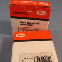 LOT OF (2) GATES 8MX-34S-12 1610 POLY CHAIN GT SPROCKET