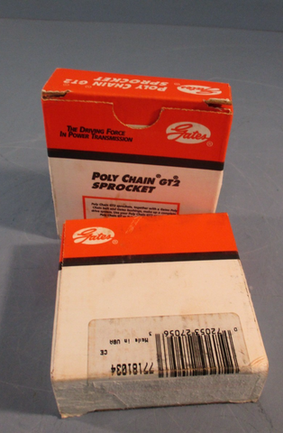 LOT OF (2) GATES 8MX-34S-12 1610 POLY CHAIN GT SPROCKET