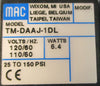 Mac 82A-EC-000-TM-DAAP-1DL Solenoid Valve Vac - 150PSI TM-DAAJ-1DL