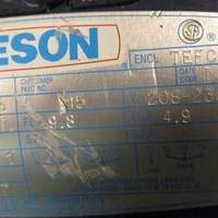 Leeson 110411.00 Motor 1/2 HP 1140 RPM 208230 Volt 1 Phase C6C11FC1E