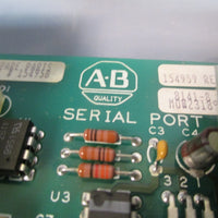 ALLEN BRADLEY REMOTE I/O CIRCUIT BOARD 154959 REV.04 SPARE PARTS KIT# 154958