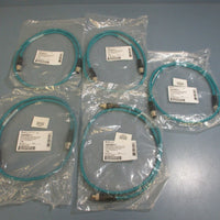 BradConnecivity 1200490417 Micro-Change Cordset 4P Male 1M Teal NEW LOT OF 5