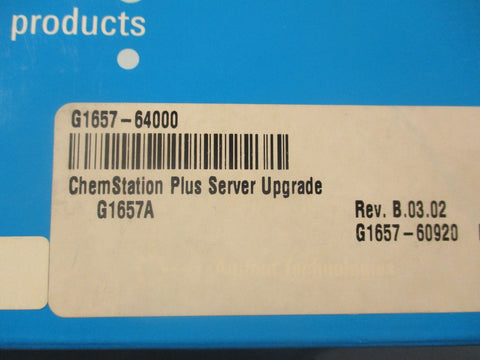 Agilent G1657-64000 ChemStation Plus Server Upgrade G1657A Rev. B.03.02