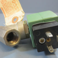 ASCO Red Hat II 3/8" Solenoid Valve SC8210G036E 5150 PSI Air 1125 PSI H20