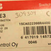 ABB 0T100E3 Load Break Switch 3 phase 600 Vac 100A 1SCA022398R4400