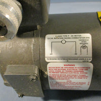 Baldor Direct Current Industrial Motor 332408Z148G1 1/2Hp 90V 5A 3/4" Shaft DIa
