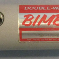 Bimba DWC1722 DoubleWall Pneumatic Cylinder 200 PSI Max 2" Stroke