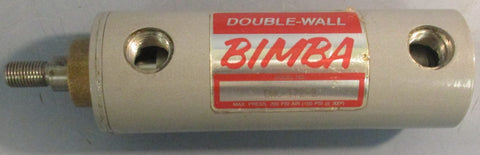 Bimba DWC1722 DoubleWall Pneumatic Cylinder 200 PSI Max 2" Stroke