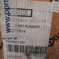 Dodge GEAR-2 E-Z Kleen Reducer 17QZ05R14 5:1 Ratio, C-Face, 1750RPM, Solid Shaft
