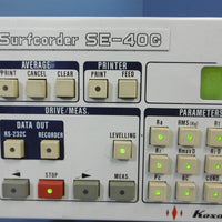 Surfcorder SE-40C Kosaka Labs Measuring Instrument Powers On