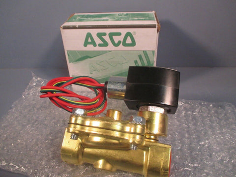 Asco Red Hat 3/4" NPT 2-Way Bronze Solenoid Valve EF8210G003