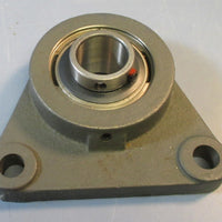 Peer UC20516 Triangle 2 Bolt Flange Bearing 1" Bore 13/8" Through Bore NWOB