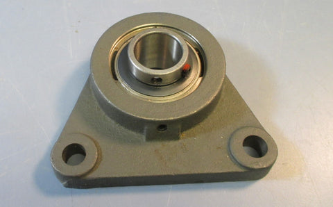 Peer UC20516 Triangle 2 Bolt Flange Bearing 1" Bore 13/8" Through Bore NWOB