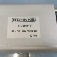Kuhnke SP7050119 Air  Oil : Max 16/25 Bar Rotary Actuator 12 mm Shaft NWOB