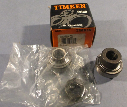 Lot of 2 Timken/Fafnir Ball Bearing 1010KRR + COL