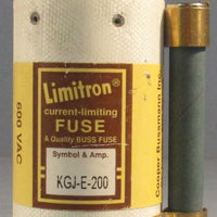 Eaton Bussman KGJ-E-200 Fast Acting Capacitor Fuse 200A 600 VAC