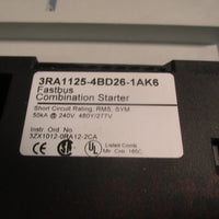 Siemens Fastbus Combination Motor Starter 3RA11254BD261AK6