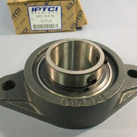 IPTCI Bearing 2Bolt 2" Pillow Block Flange Bearing UCFL21032, Set Screw Lock