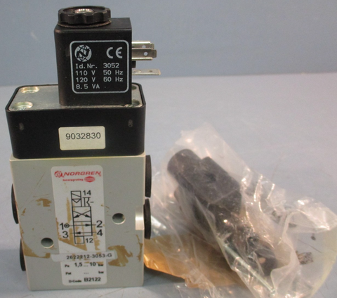 Norrgren Solenoid Valve 1/2IN PORT 10BAR 110/120V 50/60HZ 26222123053G