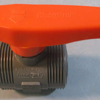 (Lot of 2) Nibco Chemtrol TruBloc 3/4" Ball Valve 250psi @ 73deg F1970