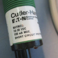 Cutler-Hammer Ser A1, E58CAL18T111R2 10-30 VDC Photoelectic Tubular Sensor NOS