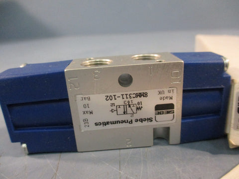 SIEBE PNEUMATICS 8MMC311-102 DOUBLE SOLENOID VALVE MAX 10 BAR