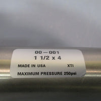 Pneumatic Air Cylinder 1 1/2 x 4 00001