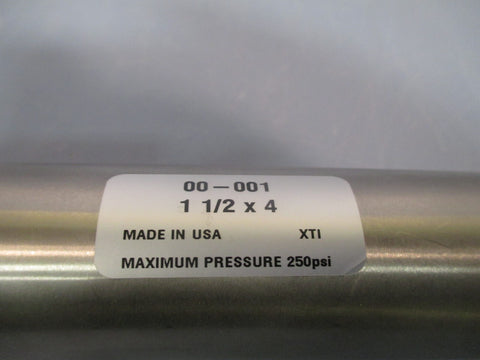 Pneumatic Air Cylinder 1 1/2 x 4 00001