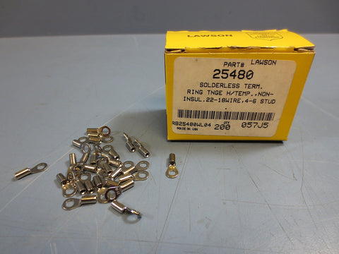 215 Nib Lawson 25480 Ring Tounge High Temperature 22-18 Wire 4-6 Stud