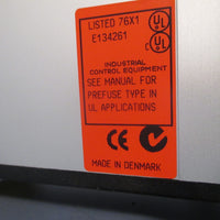 Danfoss 175Z0548 VLT 5000 Frequency Inverter VLT5004PT5B20STR3D0F10A00C0