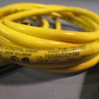 Lot of (2) Woodhead/Brad Harrison Quick Connect Cordset 702006D02F060