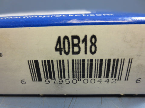 Martin 40B18 Sprocket Hub 18 Teeth