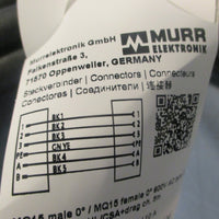 Murr Elektronik 7000P8141P010200 Power Connecting Cable 8B0B5 Approx 6' L