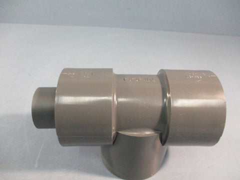 NIBCO SCH80 PVC 2.0" NPT, STRAIGHT TEE, EJECTOR 20 TO 250PSI 140 DEG 1070376