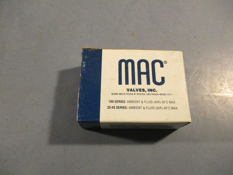 Mac Valves Inc TM-DDAP-1DA Solenoid Valve 24 VDC 25-150 PSI 5.4 W
