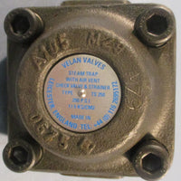 Velan TS250 Steam Trap 3/4" NPT 250psi TS01 Air Vent Check Valve and Strainer