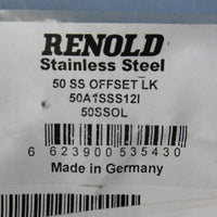 NIB Lot of 11 RENOLD 50 SS Offset Link 50A1SSS12I 50SS0L Link