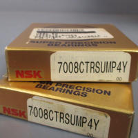 Lot of 2 NSK Super Precision Ball Bearings 7008CTRSUMP4Y