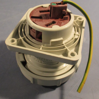 MENNEKES AH430R7W 3 POLE 30A 480VAC 3PH 4W WATERIGHT RECEPTACLE