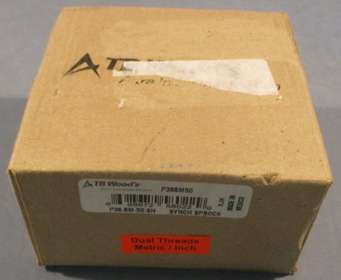 TB Woods Altra Industrial Motion P368M50 Synch Sprock P368M50SH Factory Seal