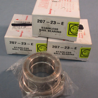 Lot of (3) EDT 207-23-E Insert Ball Bearings 1-7/16" Stainless Steel w/Collar