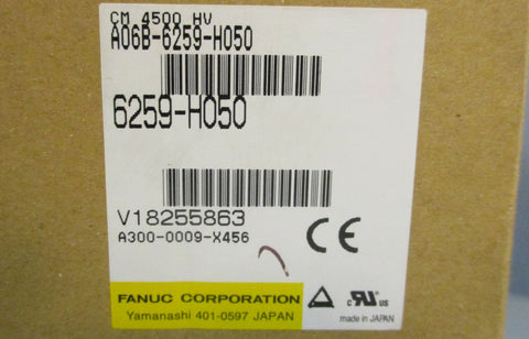 Fanuc CM 4500 HV A06B6259H050 Power Failure Back Up Servo Amplifier Ser A NIB