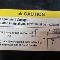 Square D Single Pole 100 A Circuit Breaker Model FAL14100