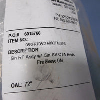 SemiTorr Dist 08RFRT08CTA08CTASSFS Fire Sleeve OAL 5 in RT ASSY  W CTA End
