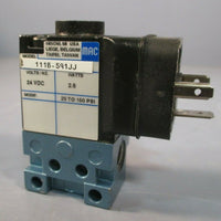 MAC Solenoid Valve 24VDC, 2.5W, 150 PSI 111B591JJ