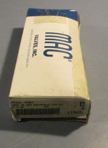 Mac Valves inc PR92C-AABA Pneumatic valve 111569 Single Solenoid
